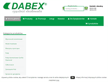 Tablet Screenshot of dabex.net.pl